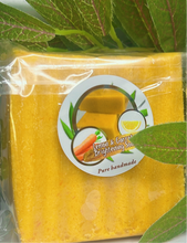 Load image into Gallery viewer, XL Organic Lemon & Carrot Soap Bar
